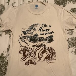 Pull Club Studio tee, Ohio River fish, Small
